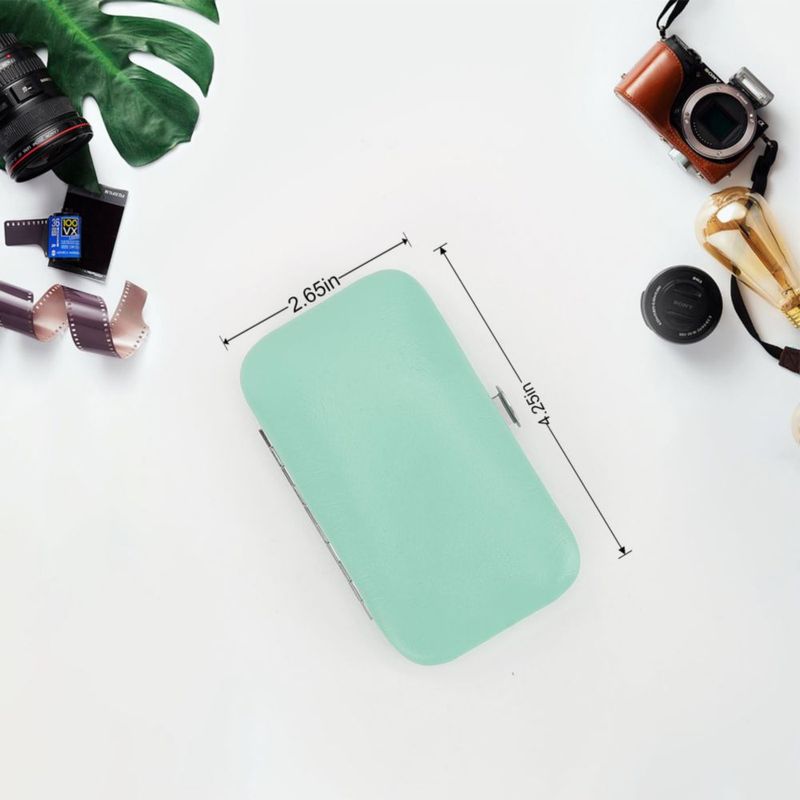 Kit de Cortauñas WOILLIO de 9 Piezas - Set de Manicura Verde