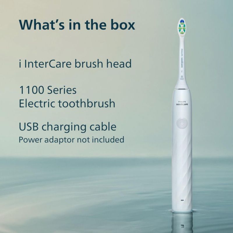 Cepillo de dientes eléctrico recargable Philips Sonicare 1100 blanco