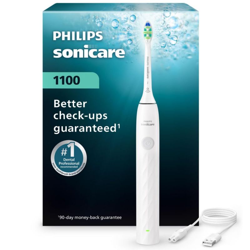 Cepillo de dientes eléctrico recargable Philips Sonicare 1100 blanco