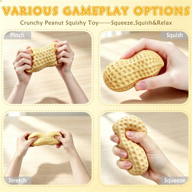 Juguete Antiestrés Klursy Maní Squishy de Rebote Lento