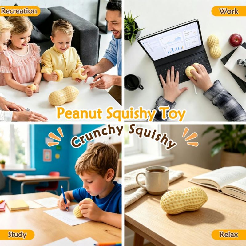 Juguete Antiestrés Klursy Maní Squishy de Rebote Lento