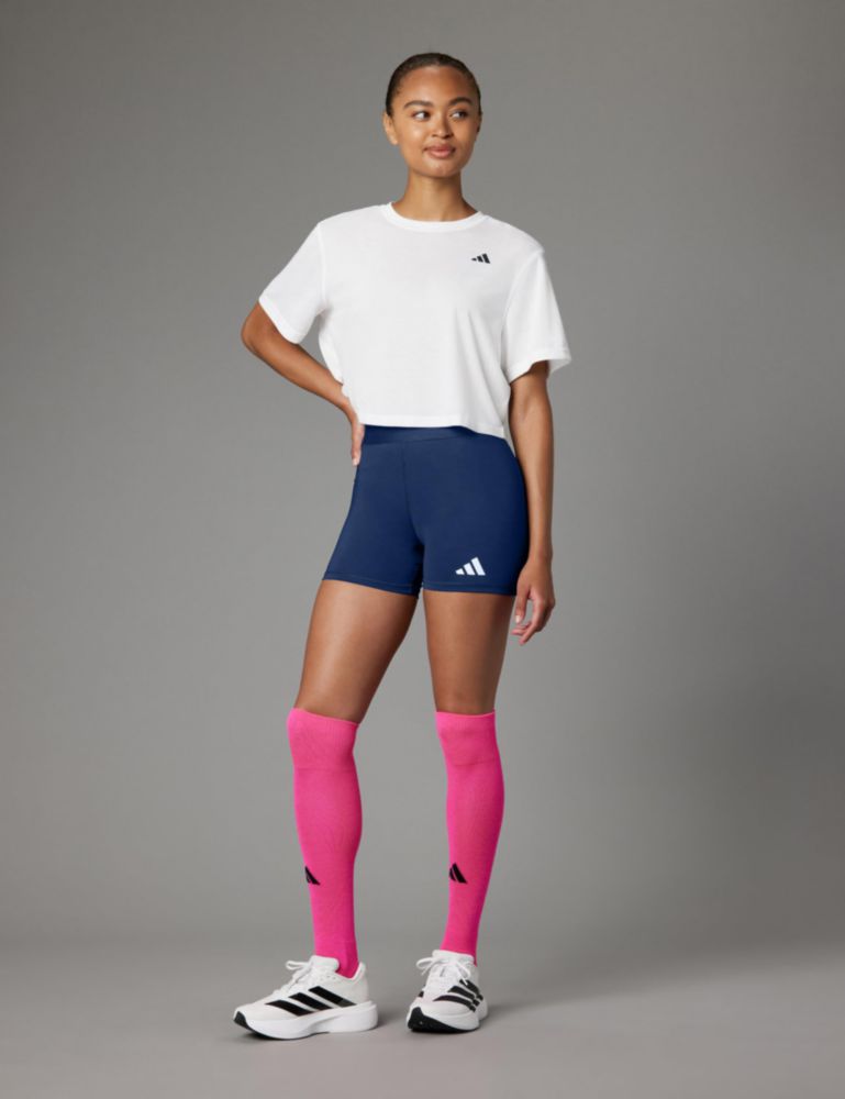 Shorts adidas Techfit de Voleibol M/13 cm Azul Marino