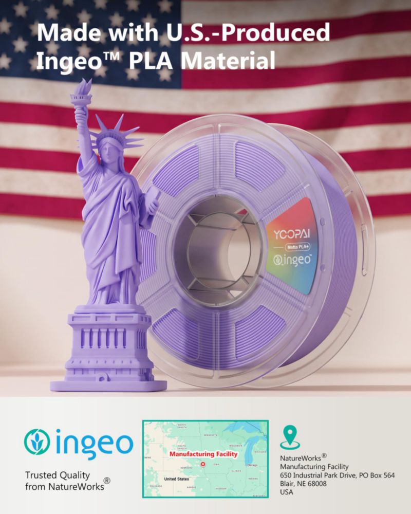 Filamento YOOPAI PLA+ 175 mm 1 kg Beige Mate