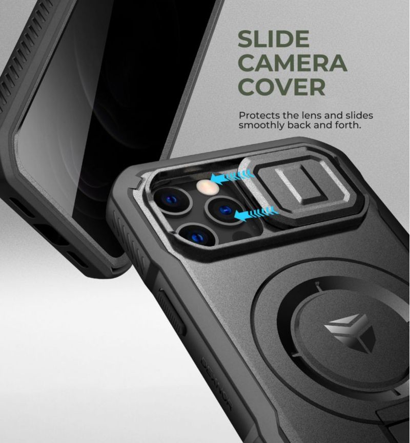 Funda Dexnor para iPhone 12/12 Pro MagSafe negra
