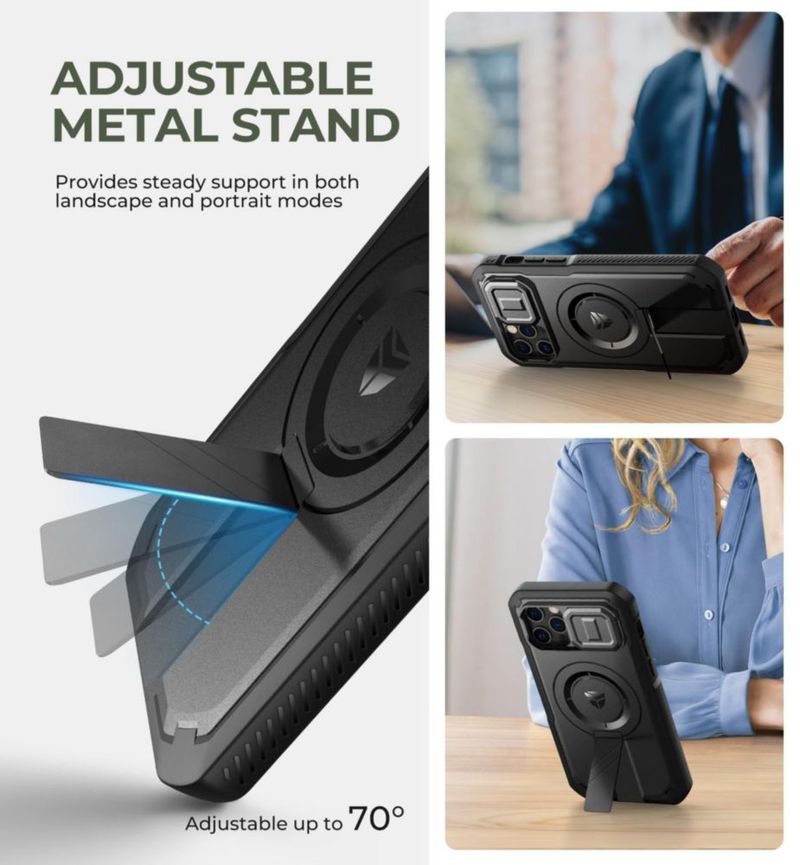 Funda Dexnor para iPhone 12/12 Pro MagSafe negra