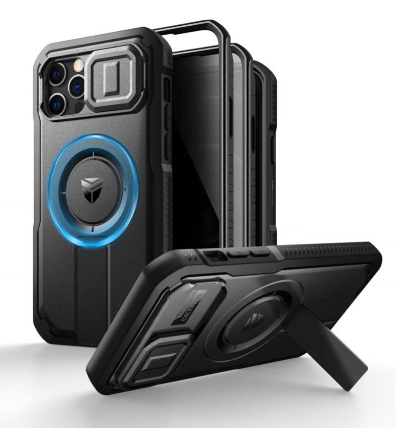 Funda Dexnor para iPhone 12/12 Pro MagSafe negra