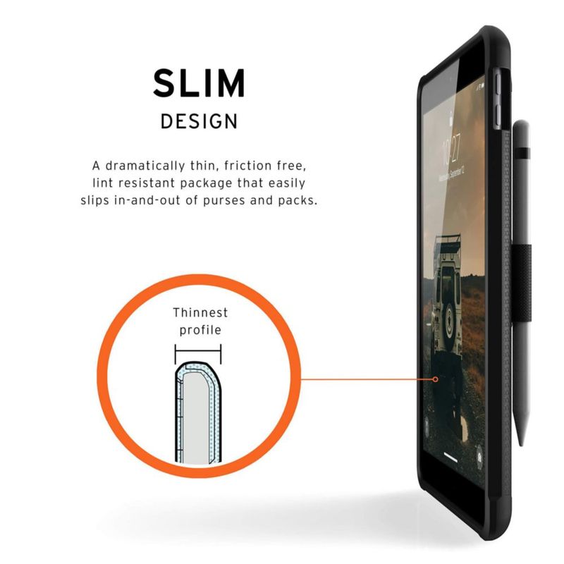 Funda para iPad URBAN ARMOR GEAR 26 cm negra con correa de mano