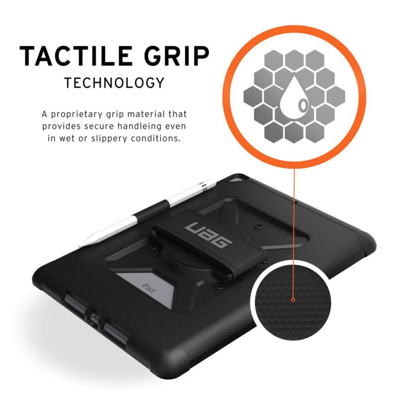 Funda para iPad URBAN ARMOR GEAR 26 cm negra con correa de mano