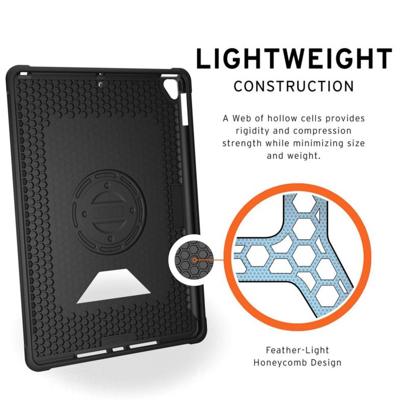 Funda para iPad URBAN ARMOR GEAR 26 cm negra con correa de mano