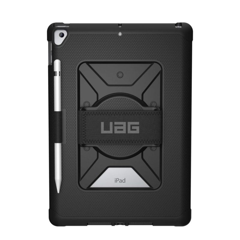 Funda para iPad URBAN ARMOR GEAR 26 cm negra con correa de mano