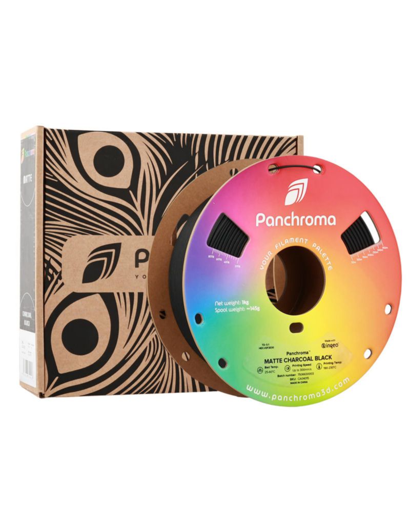 Filamento PLA Polymaker Panchroma Mate 2 kg Negro