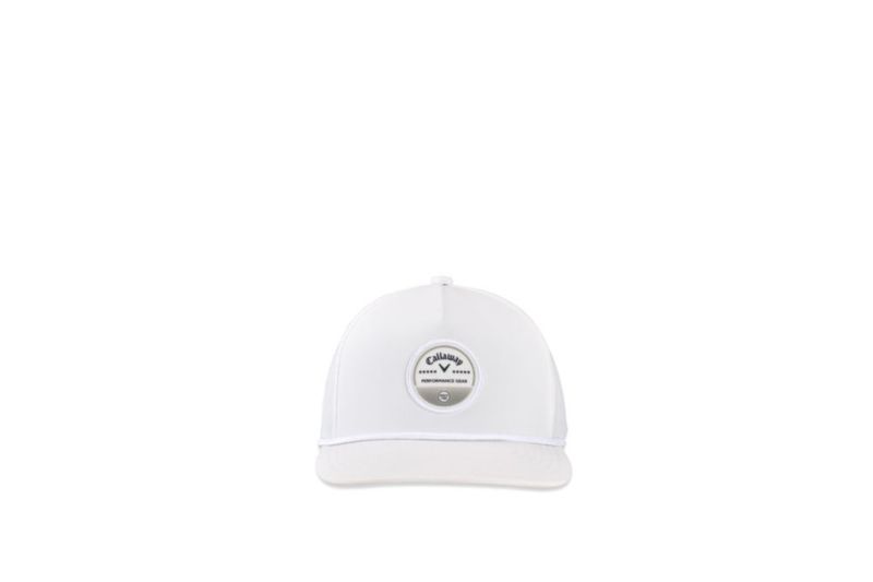 Gorra de Golf Callaway Junior Boegy Free Blanca Resistente al Agua