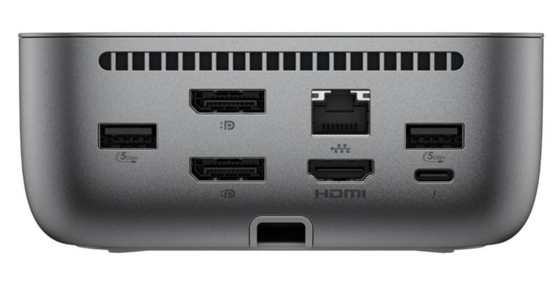 Estación de acoplamiento Thunderbolt HP 100W de 4 puertos – paquete con Hub DKZ