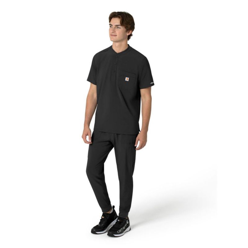 Top Scrub Carhartt Force Cross-Flex M Negro
