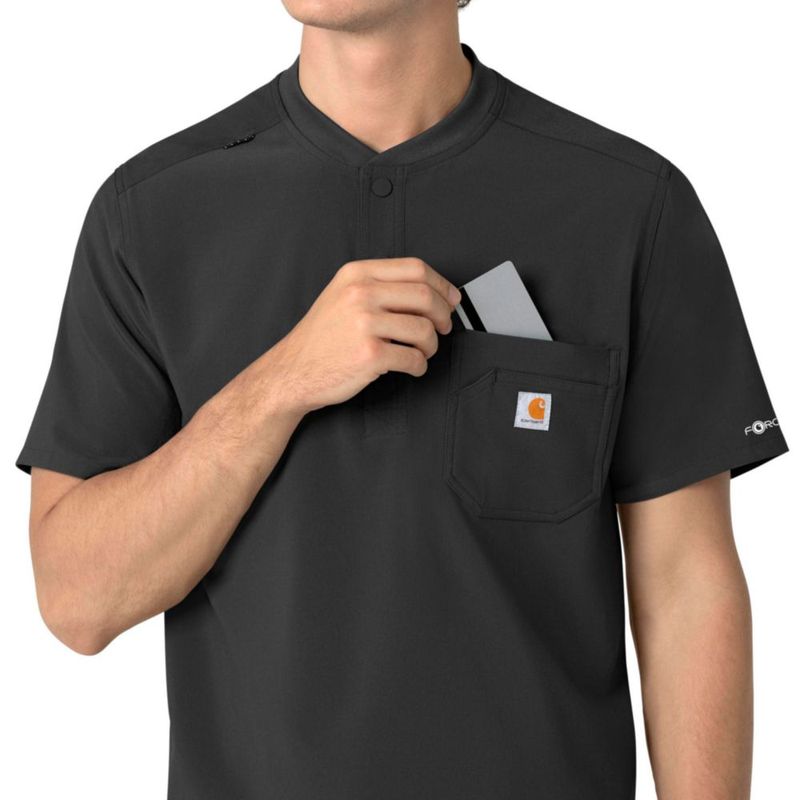 Top Scrub Carhartt Force Cross-Flex M Negro