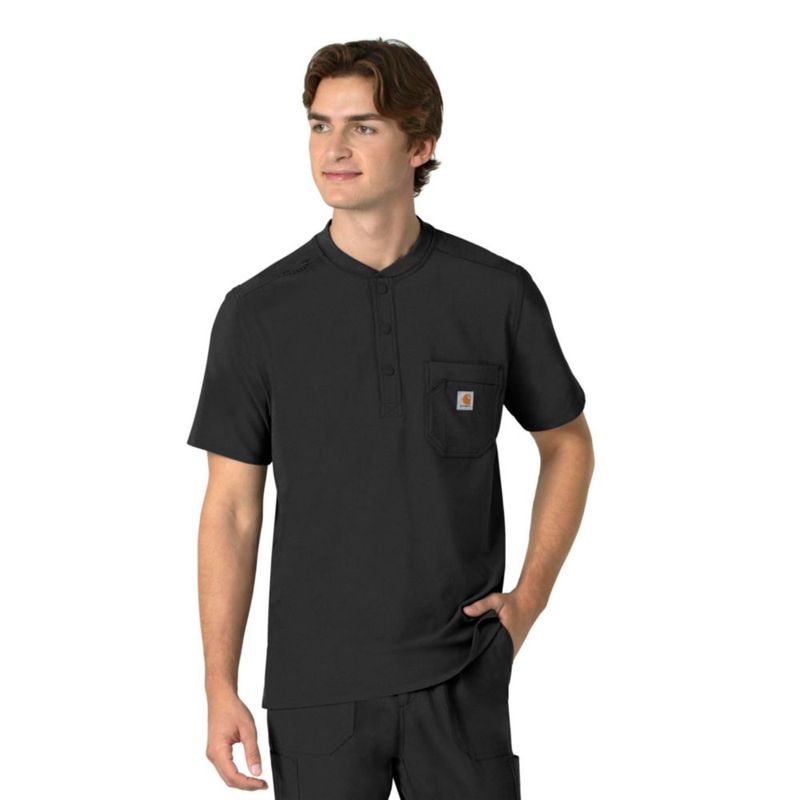 Top Scrub Carhartt Force Cross-Flex M Negro