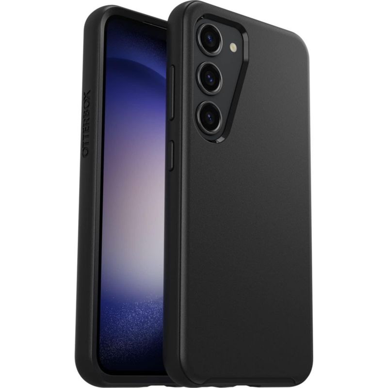 Funda OtterBox Symmetry para Samsung Galaxy S23 – Negro compatible con carga inalámbrica