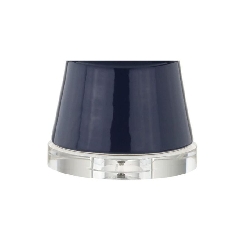 Lámpara de mesa JONATHAN Y 72 cm cerámica azul marino
