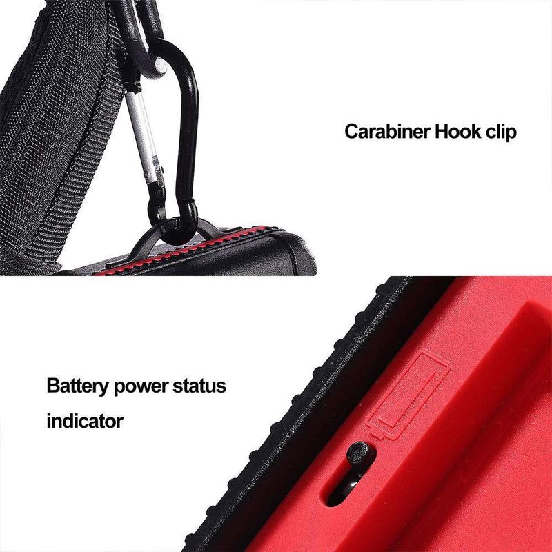 Estuche para Baterías LENSGO Resistente al Agua y a los Golpes - Rojo
