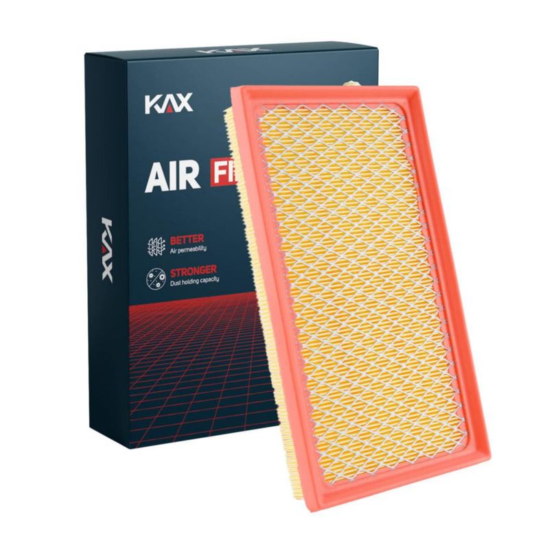 Filtro de aire del motor KAX CA12289 27 cm x 15 cm x 4 cm rectangular