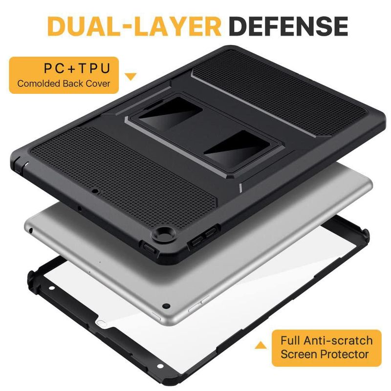 Funda MoKo para iPad 10.2" de cuerpo completo negra con soporte