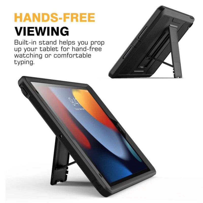 Funda MoKo para iPad 10.2" de cuerpo completo negra con soporte