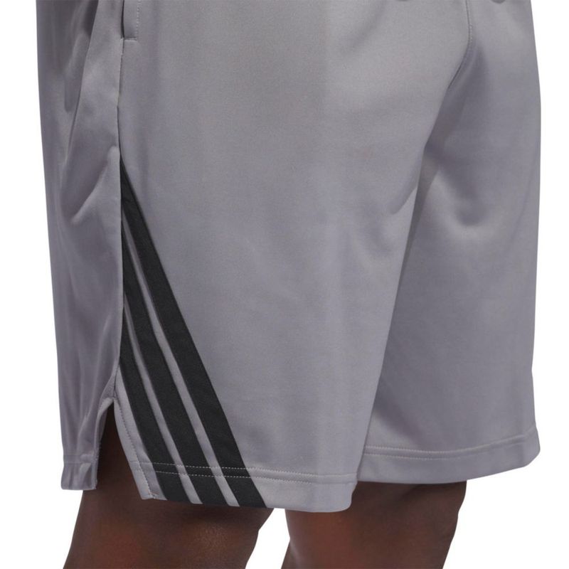 Pantalones cortos adidas talla media 18 cm gris/negro 3‑rayas