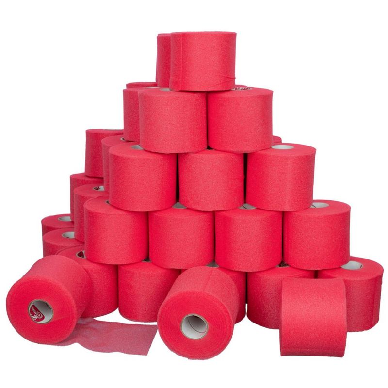 Cinta de preenvoltura Cramer 7 cm x 27 m Rojo 48 rollos