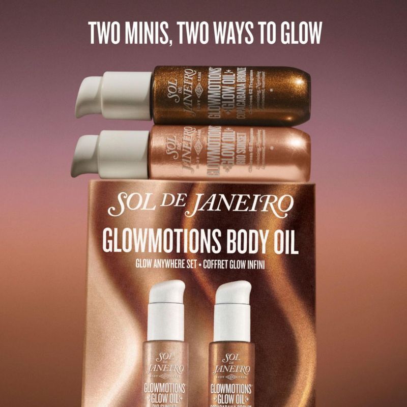 Set de Aceites Corporales Glowmotions Sol de Janeiro 2×30 ml