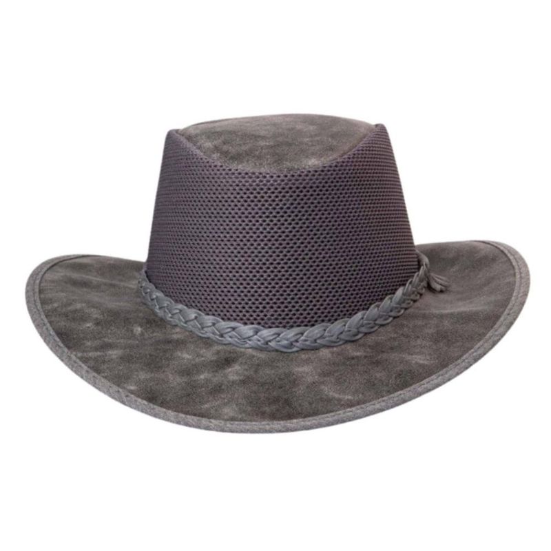 Sombrero American Hat Makers Breeze Mesh UPF 50 Gris