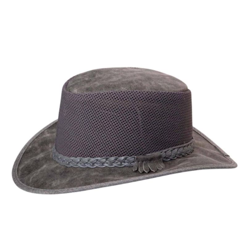 Sombrero American Hat Makers Breeze Mesh UPF 50 Gris
