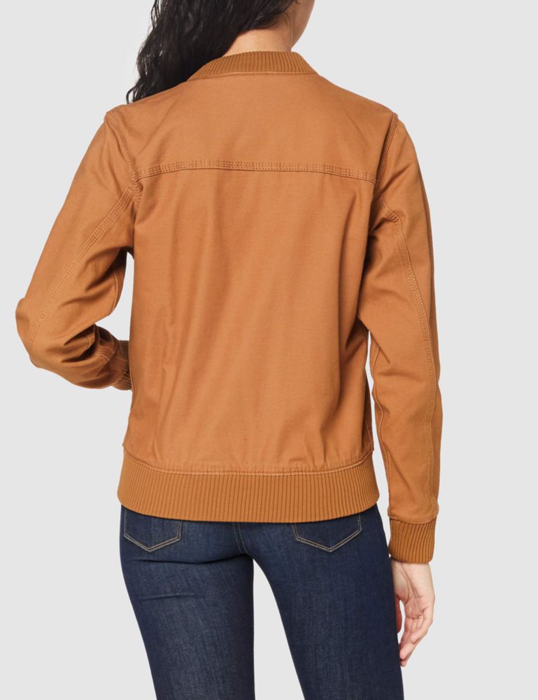 Chaqueta bomber Carhartt Crawford color marrón talla grande