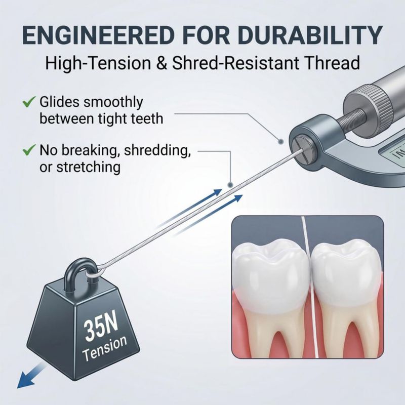 Limpiador Dental RAZOKO 80 Recargas Libre de PTFE y PFAS