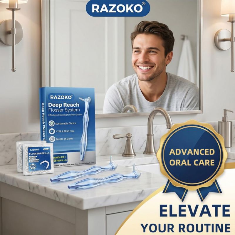 Limpiador Dental RAZOKO 80 Recargas Libre de PTFE y PFAS