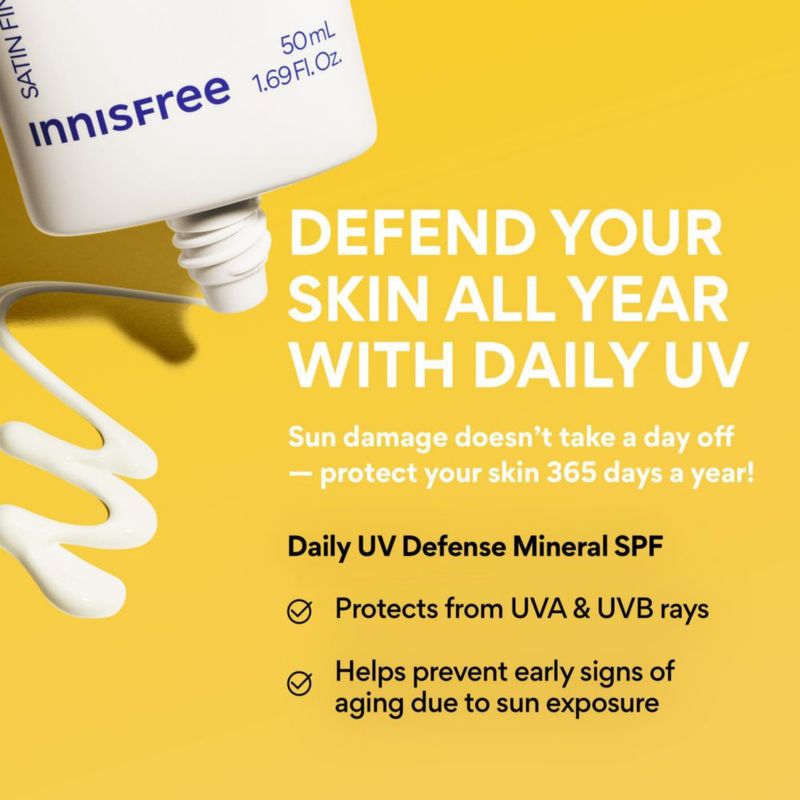 PROTECTOR SOLAR innisfree 25 ml SPF 45 con tinte verde