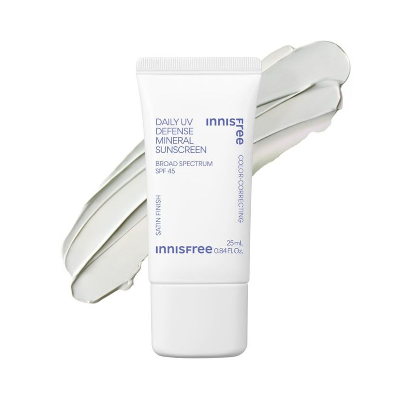 PROTECTOR SOLAR innisfree 25 ml SPF 45 con tinte verde