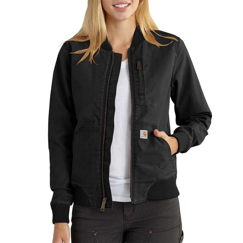 Chaqueta bomber Carhartt Crawford negra talla S