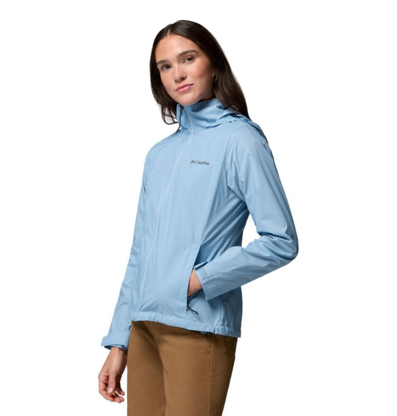 Chaqueta de lluvia Columbia Switchback IV color Azul Ripple talla 2X