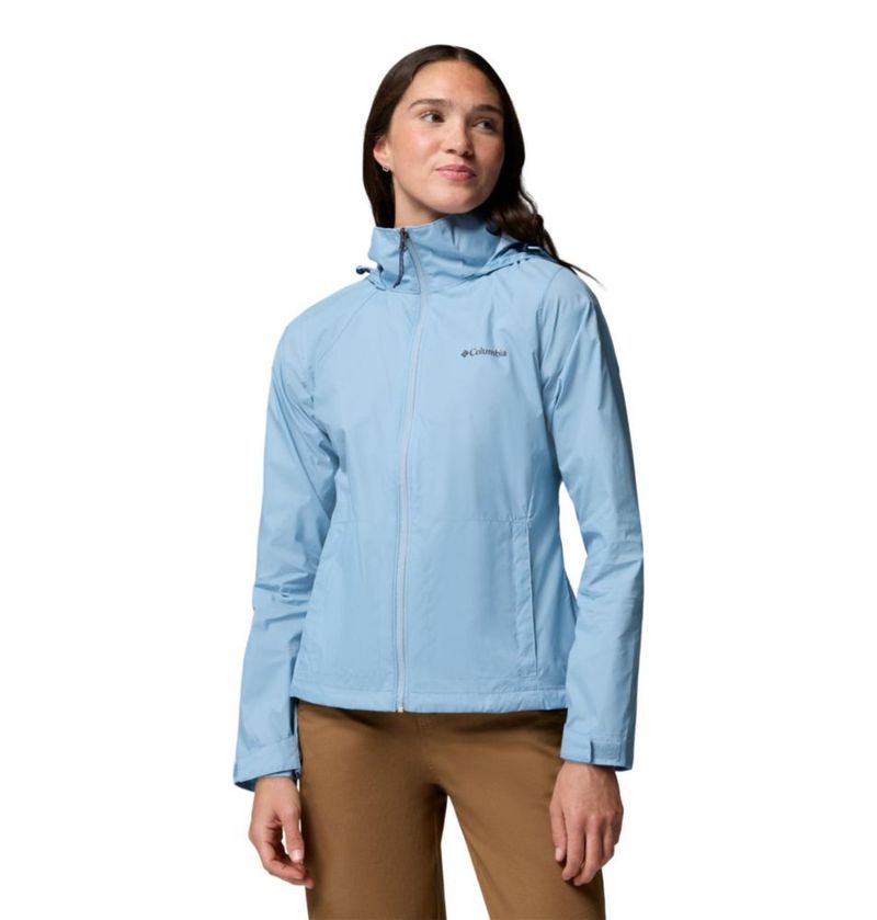 Chaqueta de lluvia Columbia Switchback IV color Azul Ripple talla 2X