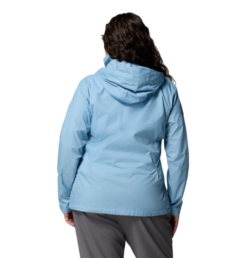 Chaqueta de lluvia Columbia Switchback IV color Azul Ripple talla 2X