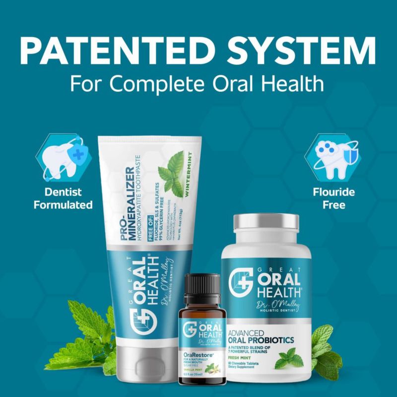 Kit Sin Flúor del Sistema de Salud Oral Great Oral Health