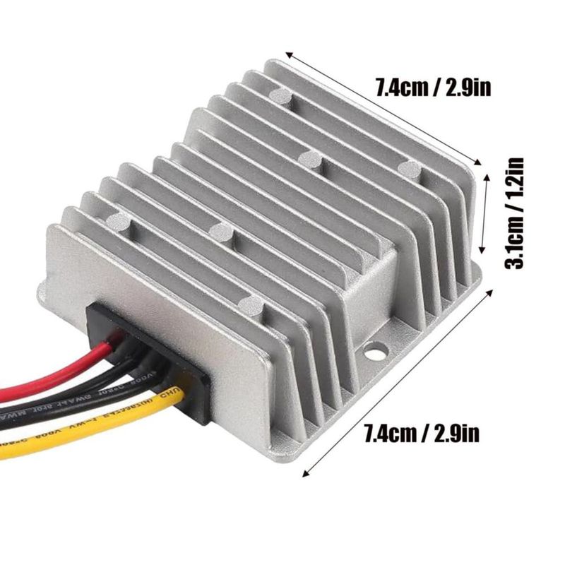 Convertidor de potencia DIANN 36V/48V a 12V 20A impermeable