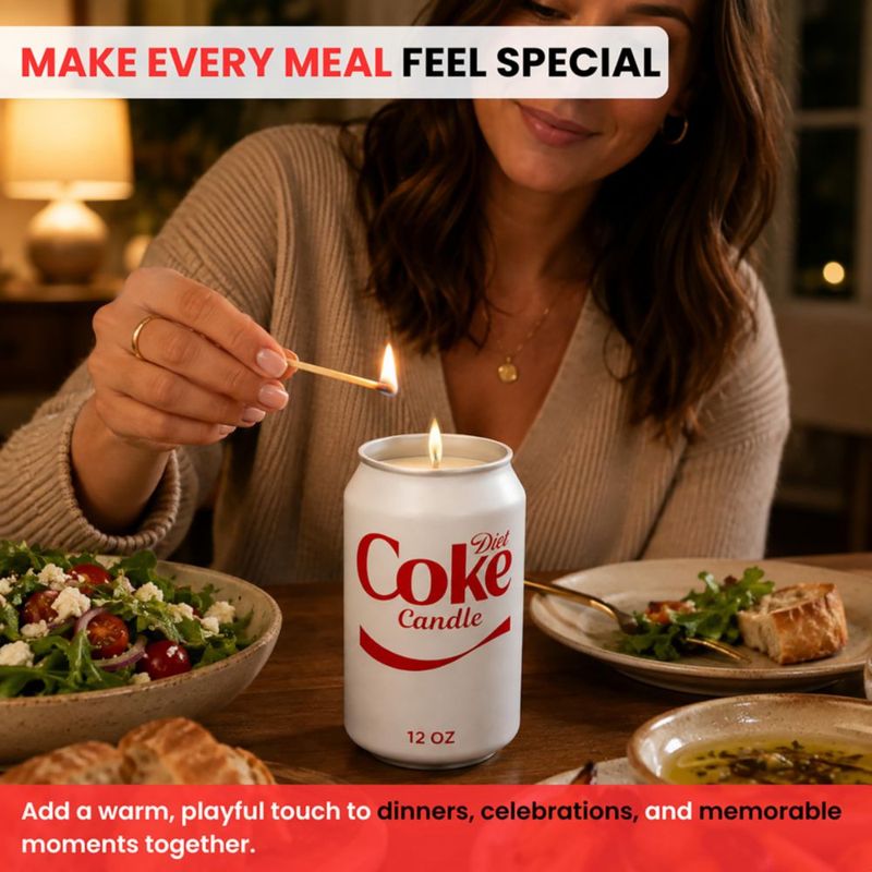 Vela Caballero King Cola Diet 340 ml Cera de Soja