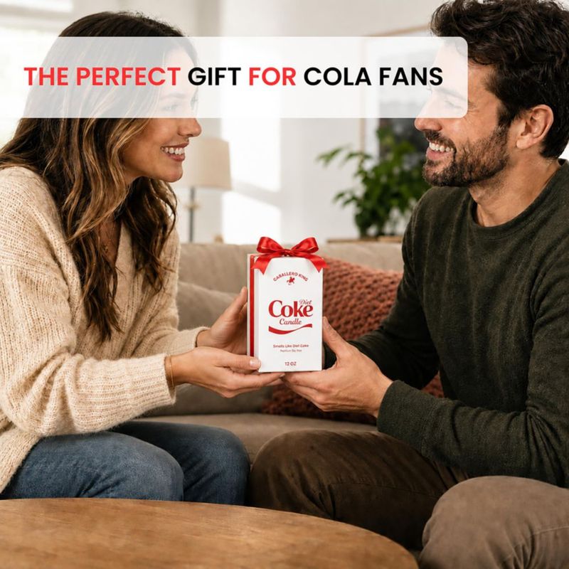 Vela Caballero King Cola Diet 340 ml Cera de Soja
