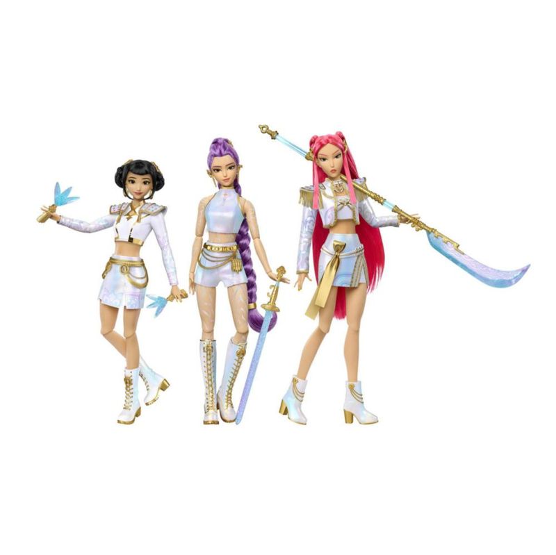 Figura de acción Mattel Rumi Mira y Zoey – Pack de 3 (30 cm)