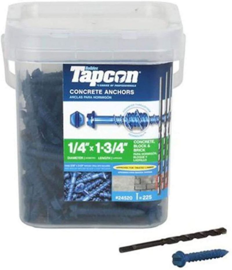 Herramientas ITW BRANDS 24520 Ancla 1/4 x 44 cm 18 kg