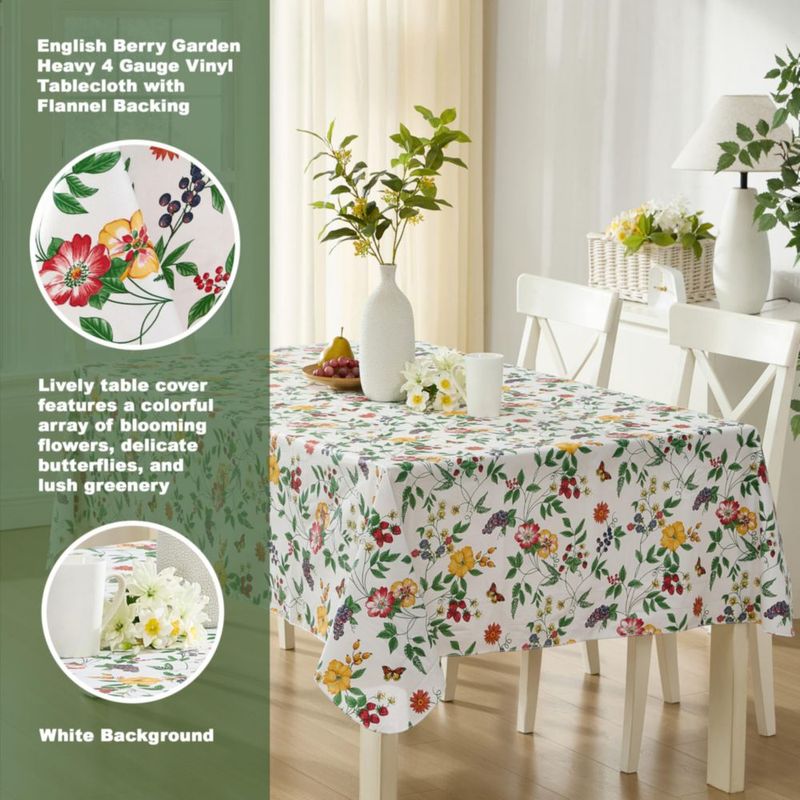 Mantel Lintex 132 × 132 cm Berry Garden Vinilo
