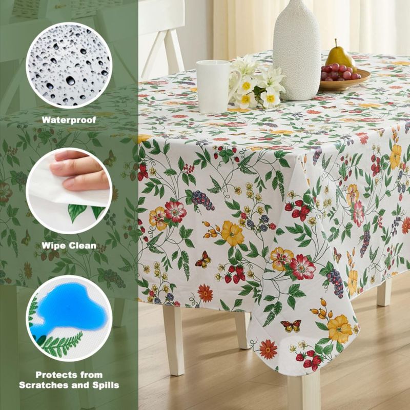 Mantel Lintex 132 × 132 cm Berry Garden Vinilo