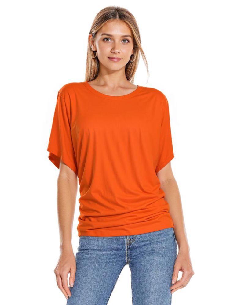 Camisa Hybrid & Company KT44130 Naranja S