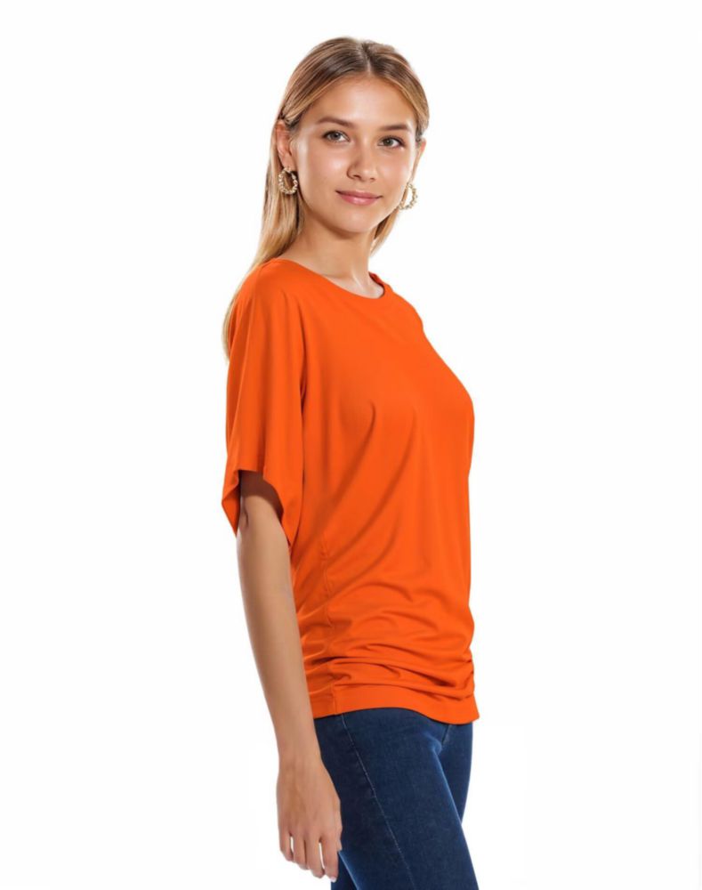 Camisa Hybrid & Company KT44130 Naranja S